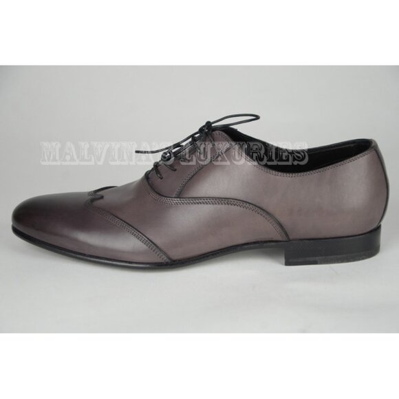 SERGIO ROSSI SHOES MENS LACE-UP OXFORD LEATHER LOAFERS NEW NO BOX sz 9 / US 10 - Picture 1 of 8